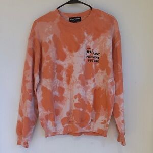 New Girl Order Orange Tie-Dye Sweatshirt